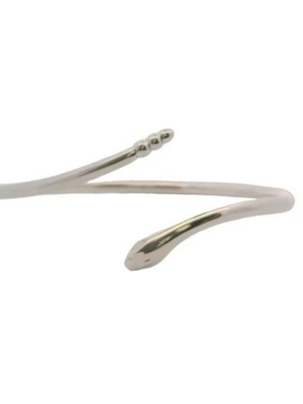 Tiffany & Co Elsa Peretti Solid 925 Sterling Silver Snake Bangle Made in Spain